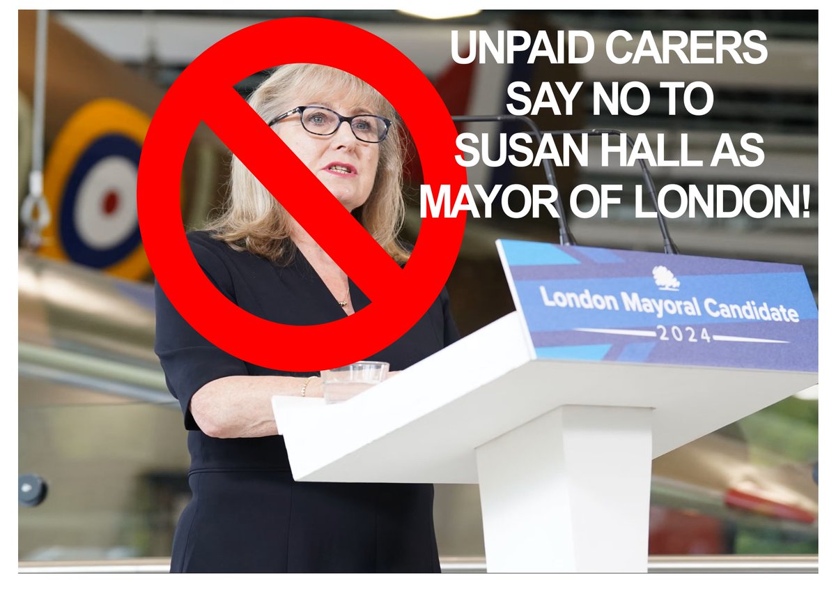 UNPAID CARERS SAVE THE GOVERNMENT MILLIONS! We dont need any more leaders who dont understand the needs of CARERS? #mayoflondon