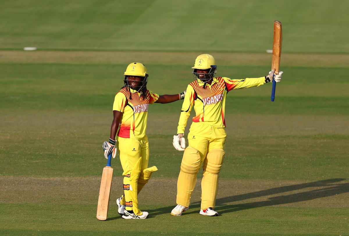 Match Day: ICC T20 Women's Global Qualifiers Game 2: Uganda W v USA W Match Result: USA 110/5 Uganda 114/2 Immaculate Nakisuyi 71 not out Stephanie Nampiina 33 not out Uganda win by 8 wickets #LetsGoVictoriaPearls