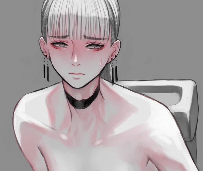 途中だけど旧ロマさん描いてる 
