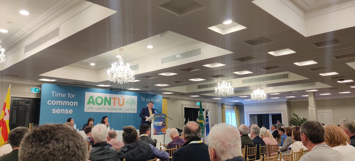 🚨Ireland’s Future secretary Niall Murphy is addressing the Aontú party Ard Fheis today in Maynooth. 🚨2030 is the year of the tipping point and we must prepare for the change that is coming. 🚨Democracy can not be stopped. 🚨A referendum on Irish unity will be held.