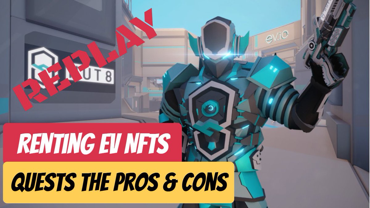 How To Rent NFTs In This Great First Person Shooter And Earn More Crypto. youtu.be/b3nrgCR0zQA?si… via <a href="/YouTube/">YouTube</a> 
#new #EV.io #RentNFTs #freecrypto #f2p #p2e #saturday
