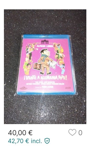 Mira a ver <a href="/FilmsAmaray/">Amaray Films</a>, que a tí te hacen bastante caso...
Diles a @divisahomevideo que ponga orden aquí.
Contra los especuladores walapoperos y demás famila, reedicion ya!