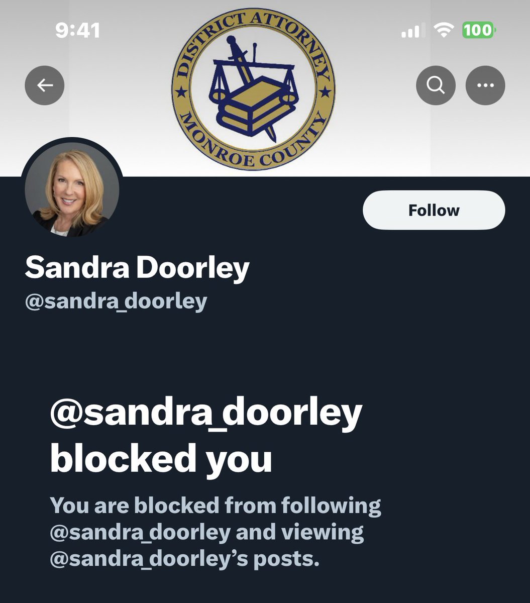 All I was doing was my job. Why did she block me for no reason?