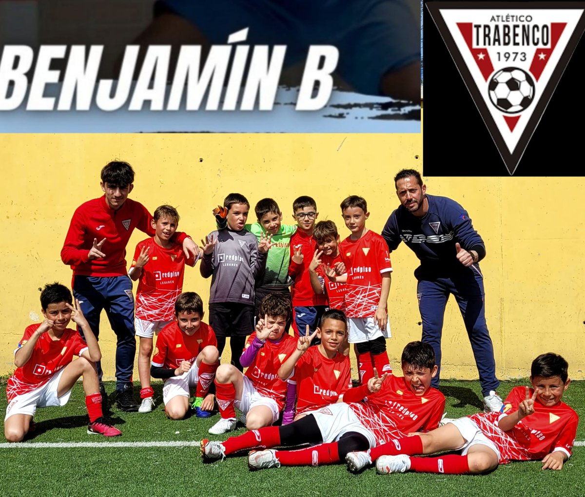 ▶️ Benjamín B

🔝 Victoria 6️⃣ contra <a href="/UnionLeganes/">Unión Leganés</a> 1️⃣
Partido controlado en todo momento por nuestros jugones que llevan tan solo una derrota en competición desde mayo de 2022.
🏆 Lideres a falta de dos jornadas para acabar la liga

#todoalrojo #vamostrabenco #vamostrabenco🔴⚪️