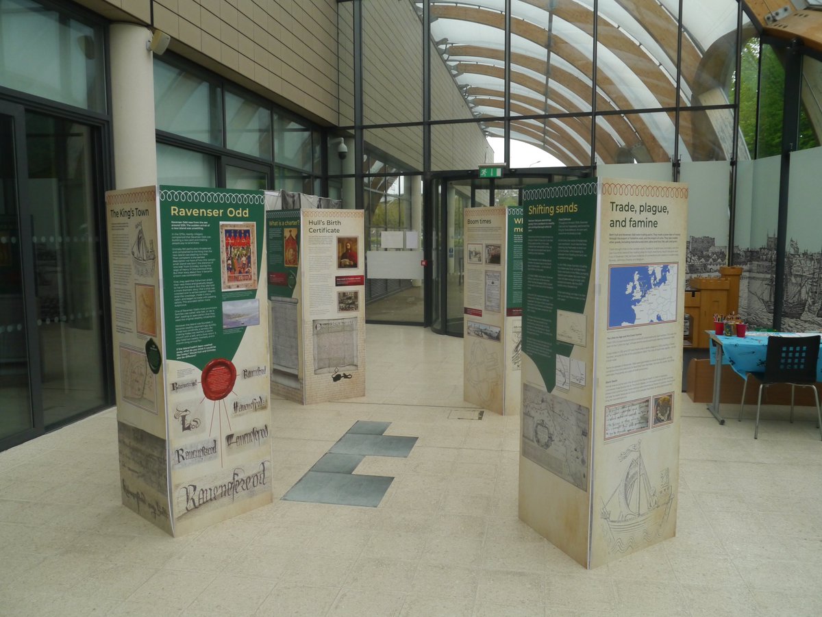 Visited the @Hullhistorynews exhibition on Ravenser Odd this week - great pop-up exhibition about this important site that was include on the 1968 Gazetteer of Deserted Villages, even though not all sites lost to the sea were listed! #desertedvillage