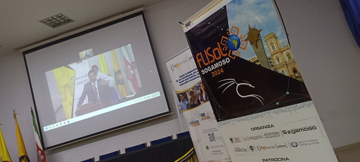 UPTCSecSogamoso's tweet photo. #AEstaHora | La UPTC Facultad Seccional Sogamoso celebra la fiesta del #SoftwareLibre en el #FLISoL Sogamoso 2024! 🎉💻

Descubre el poder 👨‍💻🧠🖱️del código abierto y únete a la revolución tecnológica. Charlas, talleres y ¡𝗶𝗻𝘀𝘁𝗮𝗹𝗮𝗰𝗶𝗼𝗻𝗲𝘀 𝗴𝗿𝗮𝘁𝗶𝘀!
#UPTCSogamoso https://t.co/DNz7eyK4qO