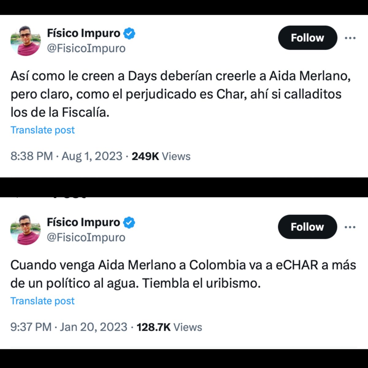 ¡¡Petristas ya oyeron...háganle caso a 'Care Pobre' @FisicoImpuro !! 😂😂😂 jajajajaja Tienen que creerle todo a la Doptora Aída Merlano. jajajajaja Salió mal.