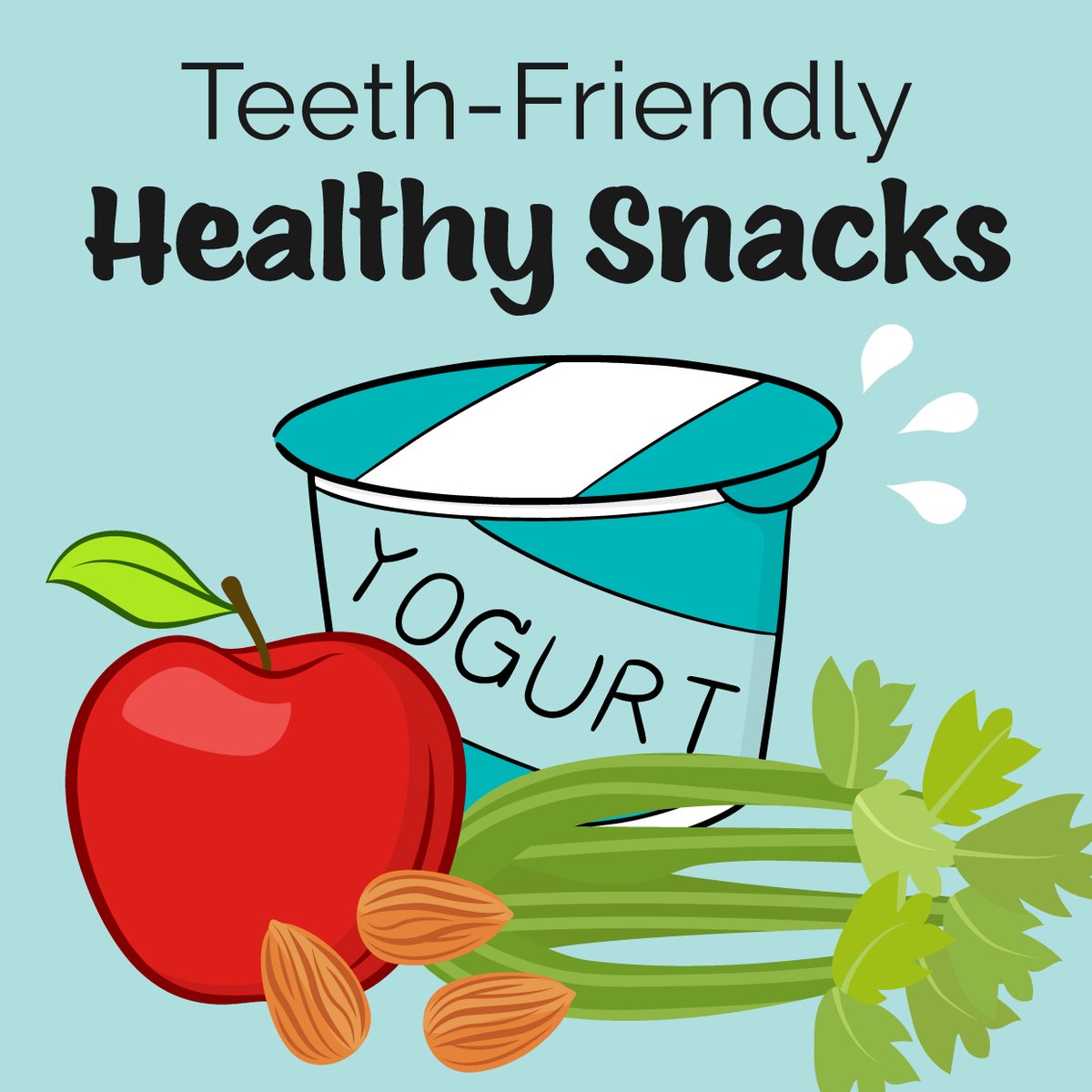 WHEN YOU CHOOSE a snack, try choosing one that's healthy for your teeth! #snacks #HealthyTeeth #TeethFriendlySnacks