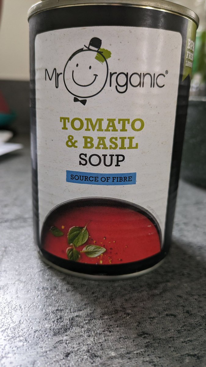 I love tomato soup and this @MrOrganic is my favourite..I've tried different ones and nowt beats it #Vegan #Veganfriendly #Organic 😋👌🌱🌻❤️😍😋