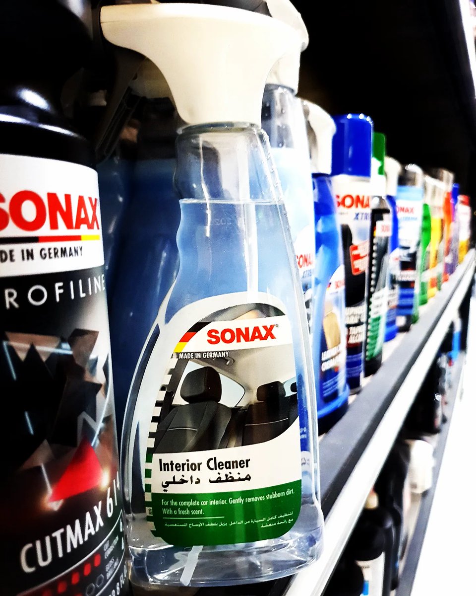 🌟 Elevate Your Car Care Game with Sonax Interior Cleaner 500ml! 🌟

Say goodbye to dirt and grime with our premium interior cleaner! #Sonax #CarCare #AutoDetailing #InteriorCleaner #UAE #CarDetailing #CarLovers #AutoCare #CarMaintenance #PremiumQuality #CarProducts