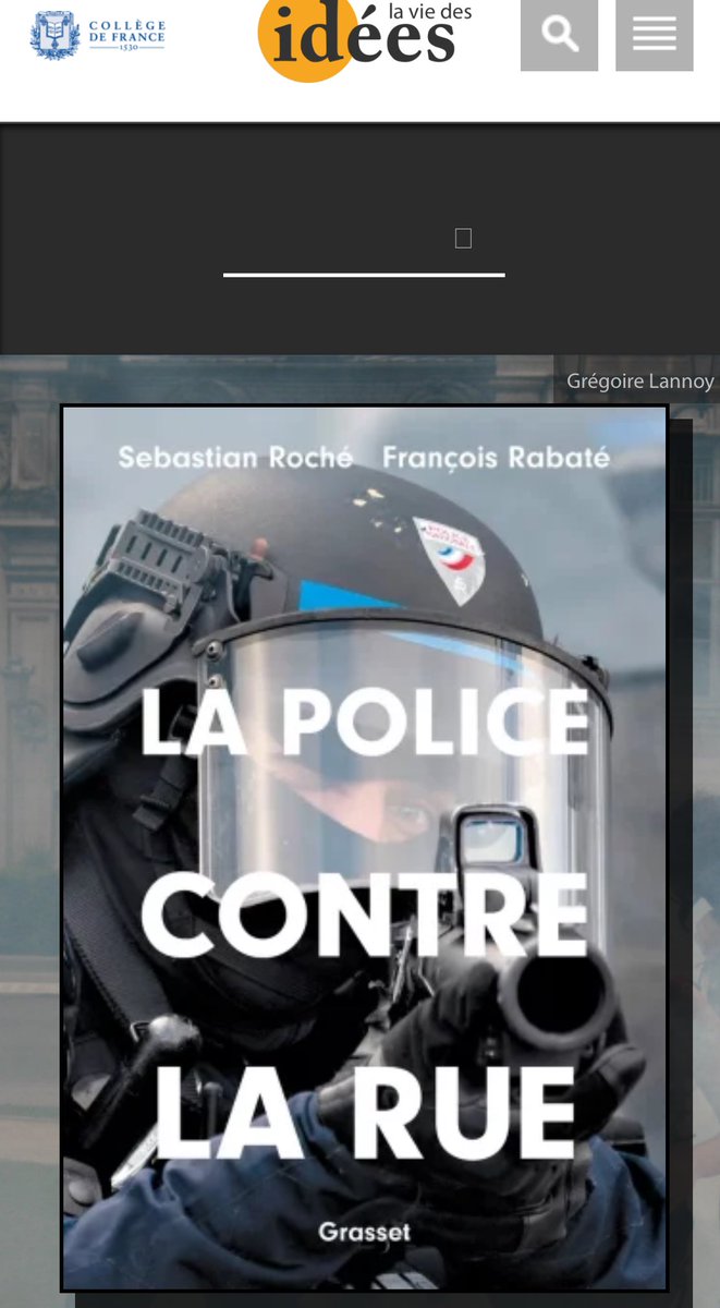 Maintien de l’ordre, compte rendu d’ouvrage. “Pour contrer l’argument, selon lequel la désescalade ne serait pas applicable en France compte tenu de la violence particulière des manifestations, les auteurs rappellent que la gestion des blacks blocs ou des émeutes, ne sont