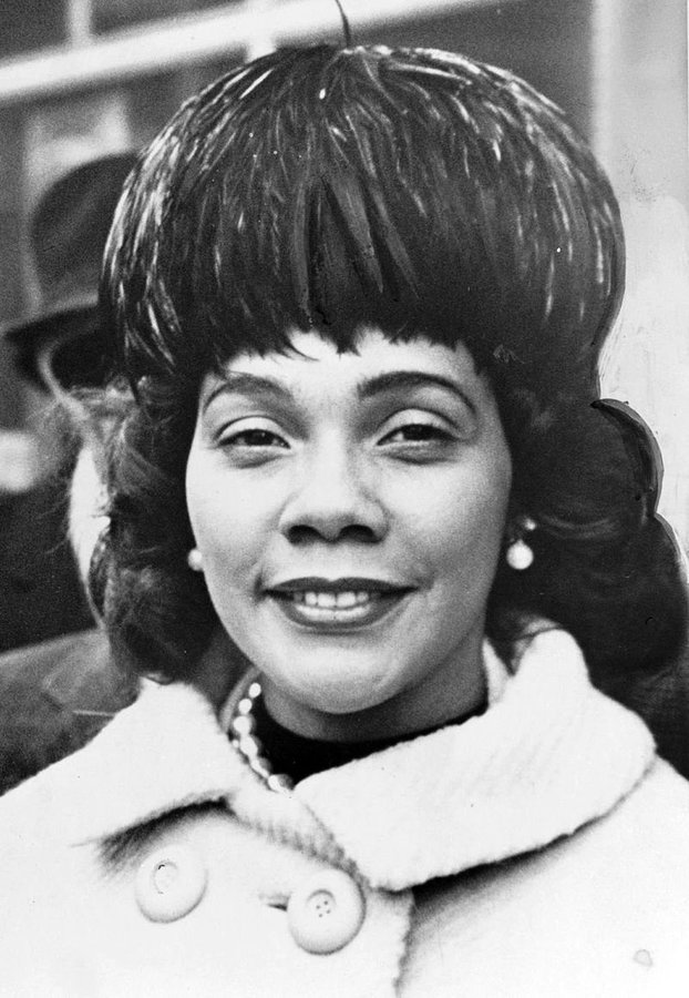 Coretta Scott King was born on this date April 27 in 1927. Photo by Herman Hiller. #OTD