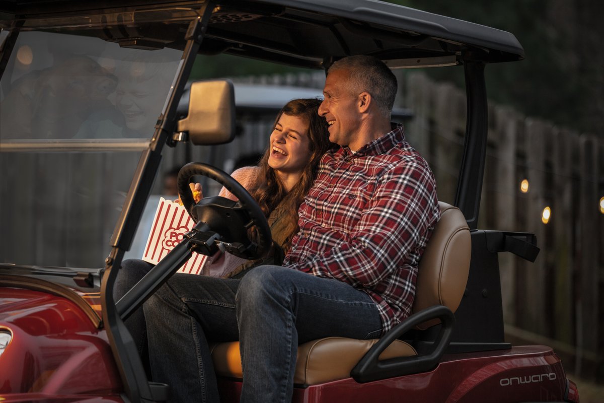 Discover the perfect blend of luxury and excitement with the Club Car Onward, designed to enhance your adventures like never before!🌟 Find a dealer near you and join the Onward experience to make every drive a celebration of family, fun, and togetherness: bit.ly/3oJJWrD