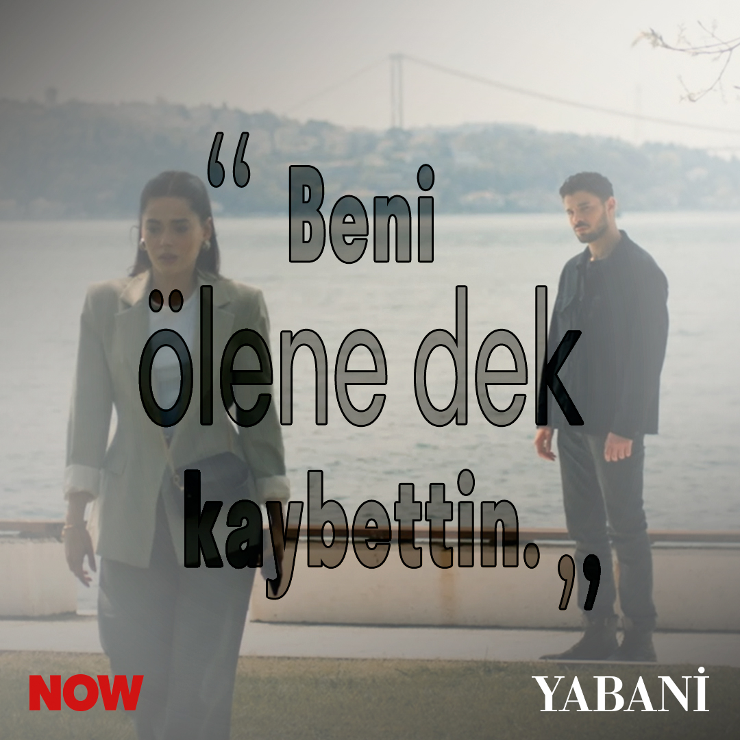 “Beni ölene dek kaybettin.” #Yabani yeni bölümüyle yeni gününde Cumartesi 20.00’de NOW’da. @nowtvturkiye @halitozgursari @simaybarlass