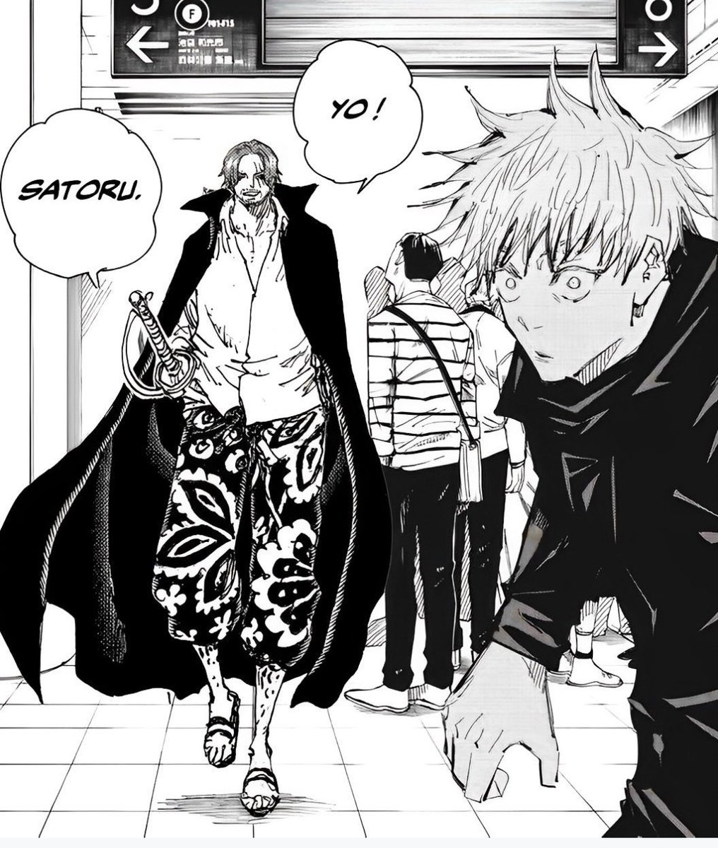 animeclipsz's tweet photo. One Piece x Jujutsu Kaisen https://t.co/ZcFDqnyhbU