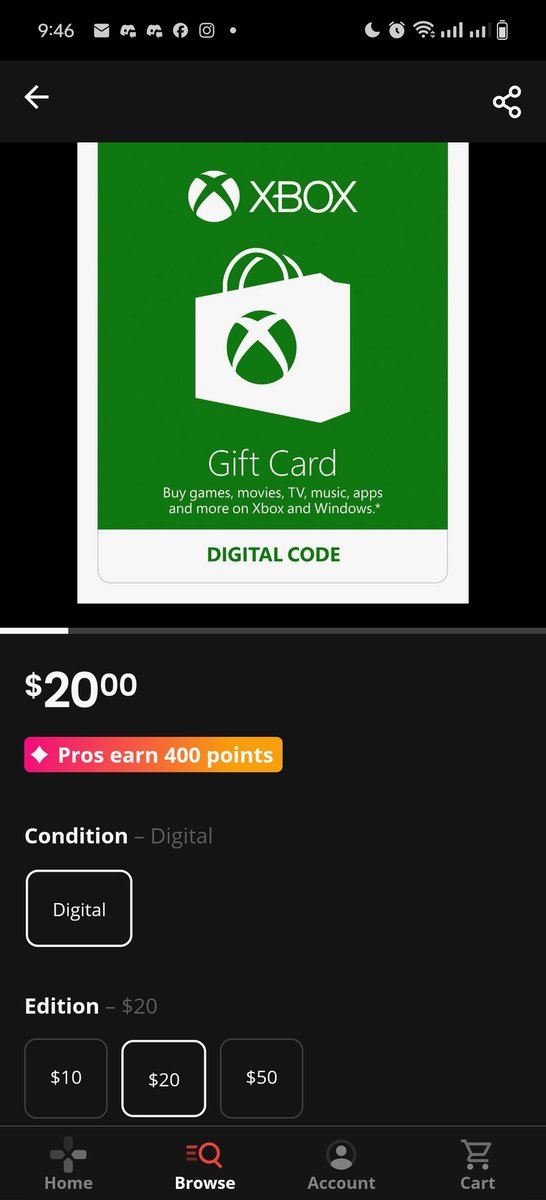 @dgs_dubbnasty12 @StarcasM85 
Yoo fellas don't sleep on #Gamestop. You get 20 points for each dollar you spend. Then from Xbox and PlayStation we get rewards points from #PlaystationStars for buying digital items from each store.