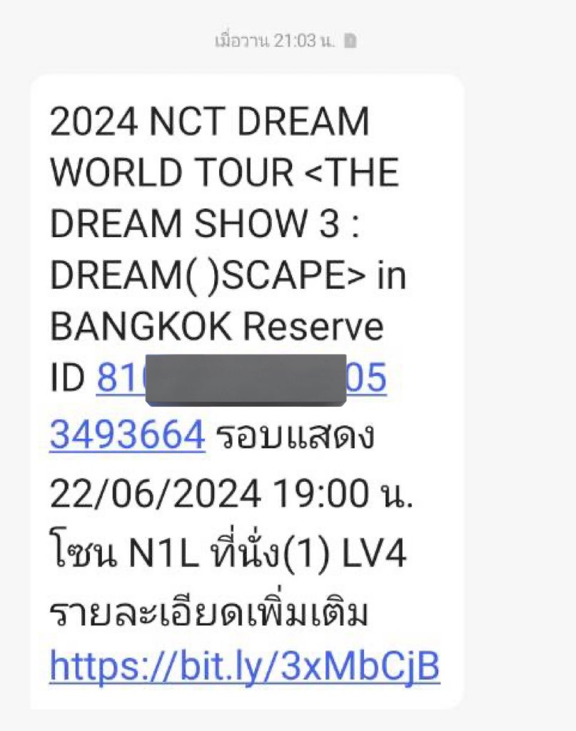 📌 ปล่อยบัตร วันเสาร์ 22/06 
โซนN1L ที่นั่ง  LV4 
ปกติ 5030 ลดเหลือ 5000 หรือลดได้อีกนิดหน่อยค่า ทักมาสอบถามพูดคุยกันก่อนได้นะคะ💚 

#NCTDREAM_THEDREAMSHOW3_in_BKK