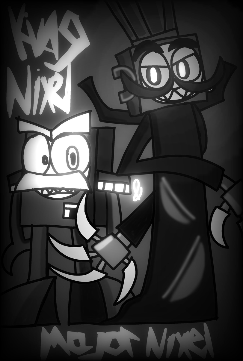 Wyntowashere's tweet photo. The King and the Major
(Proper airbrush test)
#mixels #mixelsfanart https://t.co/1KdspJApoh