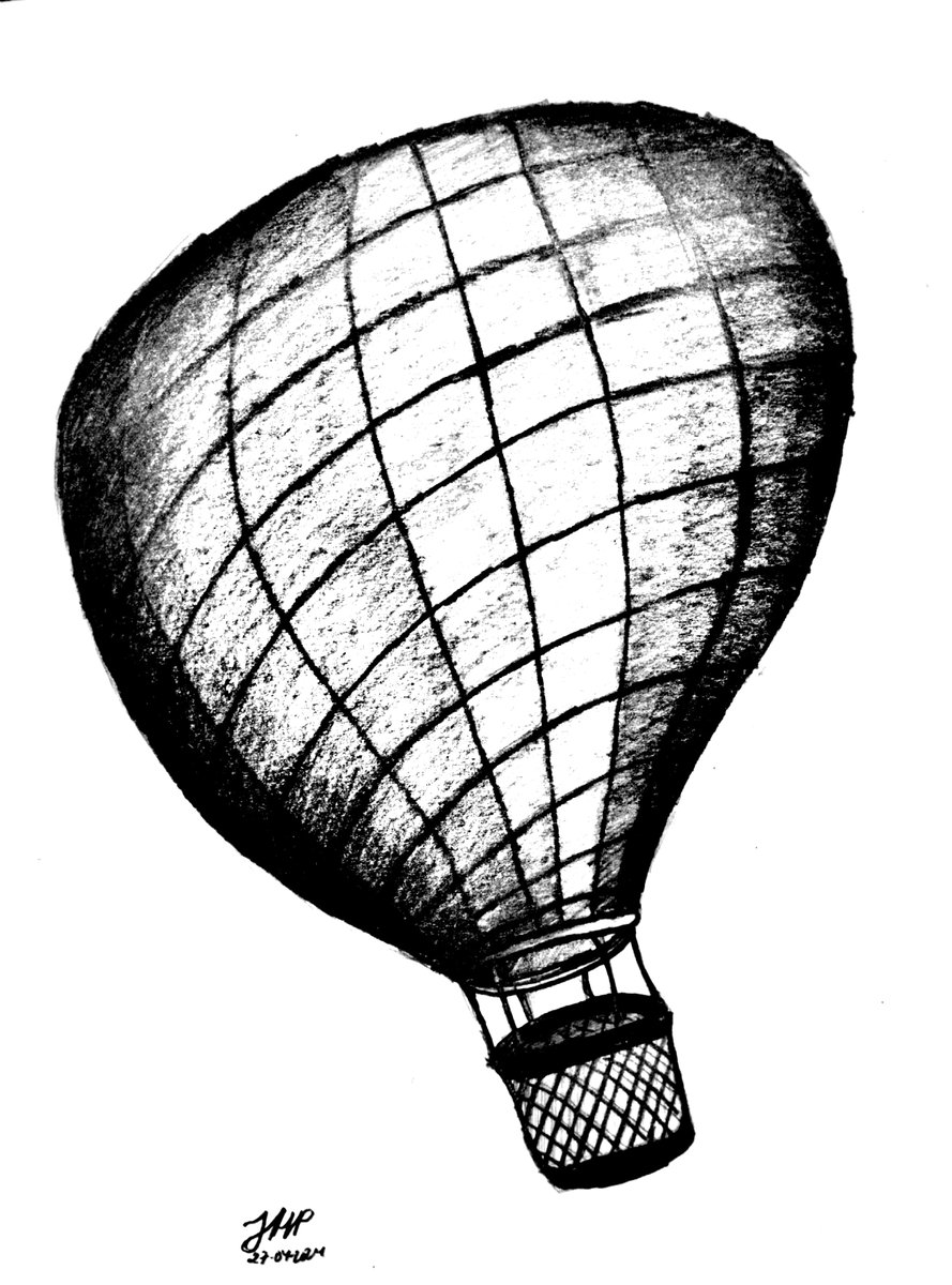 JHPtweet's tweet photo. Day 27/30 #30DaysDrawingChallenge
FLY AWAY by JHP [27/04/2024]

#JHP_memory #art #drawing #menggambar #pencildrawing #charcoaldrawing #object #air #balloon https://t.co/4tEb0cNFfB