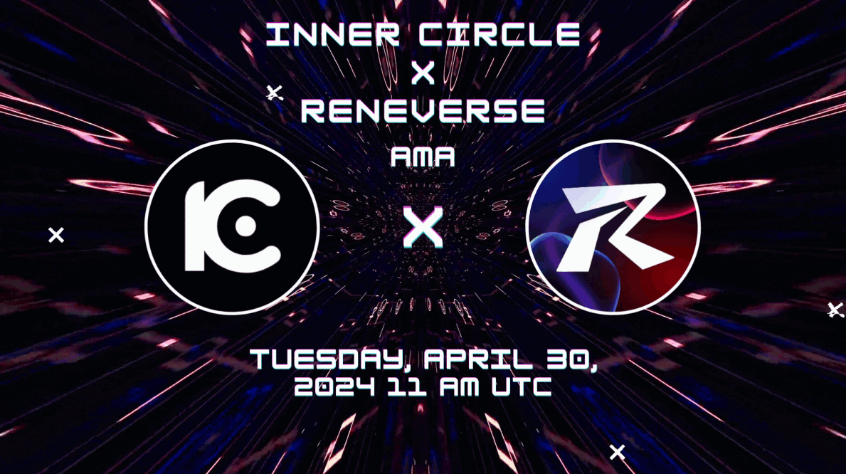 𝙄𝙣𝙣𝙚𝙧 𝘾𝙞𝙧𝙘𝙡𝙚 𝙭 𝙍𝙚𝙣𝙚𝙑𝙚𝙧𝙨𝙚 𝘼𝙈𝘼🎙️

Join us for an AMA with <a href="/ReneVerse_io/">ReneVerse</a> as we talk about their project's goals and the future of web3 gaming!🎮

⏳When: 30/4 11AM UTC
🎙️Host: <a href="/RxzeBerry/">Berry</a> 

See you there!👀

Space link: x.com/i/spaces/1kvKp…