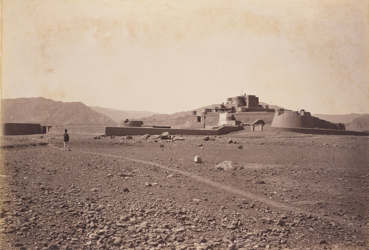 Jamrud fort, 1860s. Photo by Bourne and Saché.
