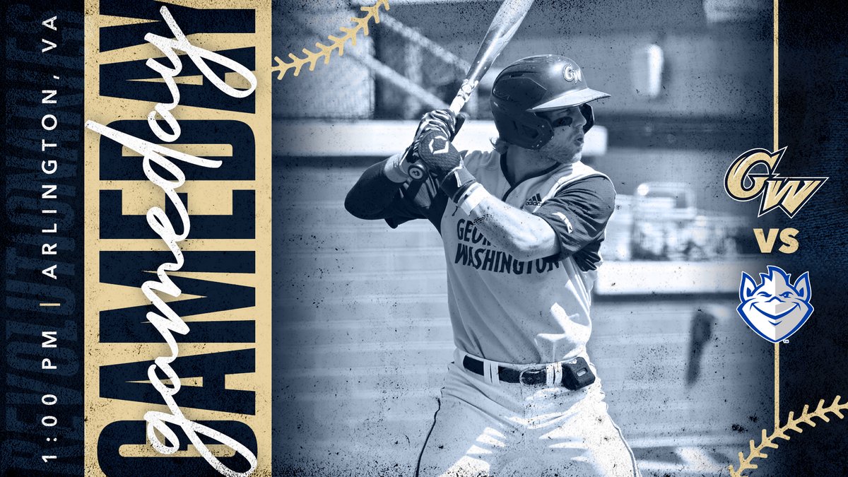 GWBaseball1's tweet photo. 𝙂𝙖𝙢𝙚𝙙𝙖𝙮‼️

🆚 @SLU_Billikens 
⏰ 1:00 PM
📍 Tucker Field
📊 https://t.co/wDyrRq24Z6
📺 https://t.co/UCfhoUmaLr
#RaiseHigh https://t.co/0hW69Yp6R3