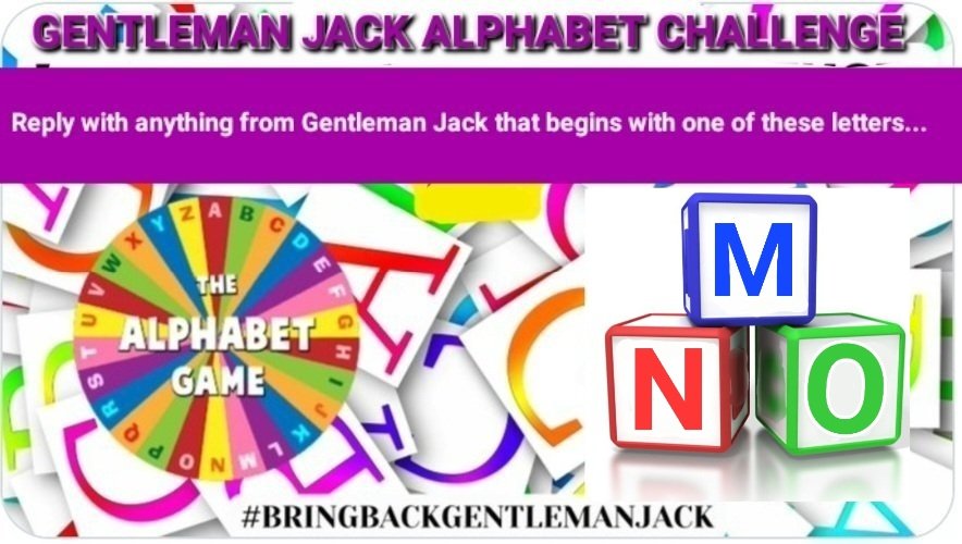 Weekend Game! Gentleman Jack alphabet challenge #BringBackGentlemanJack @LookoutPointTV @BBC