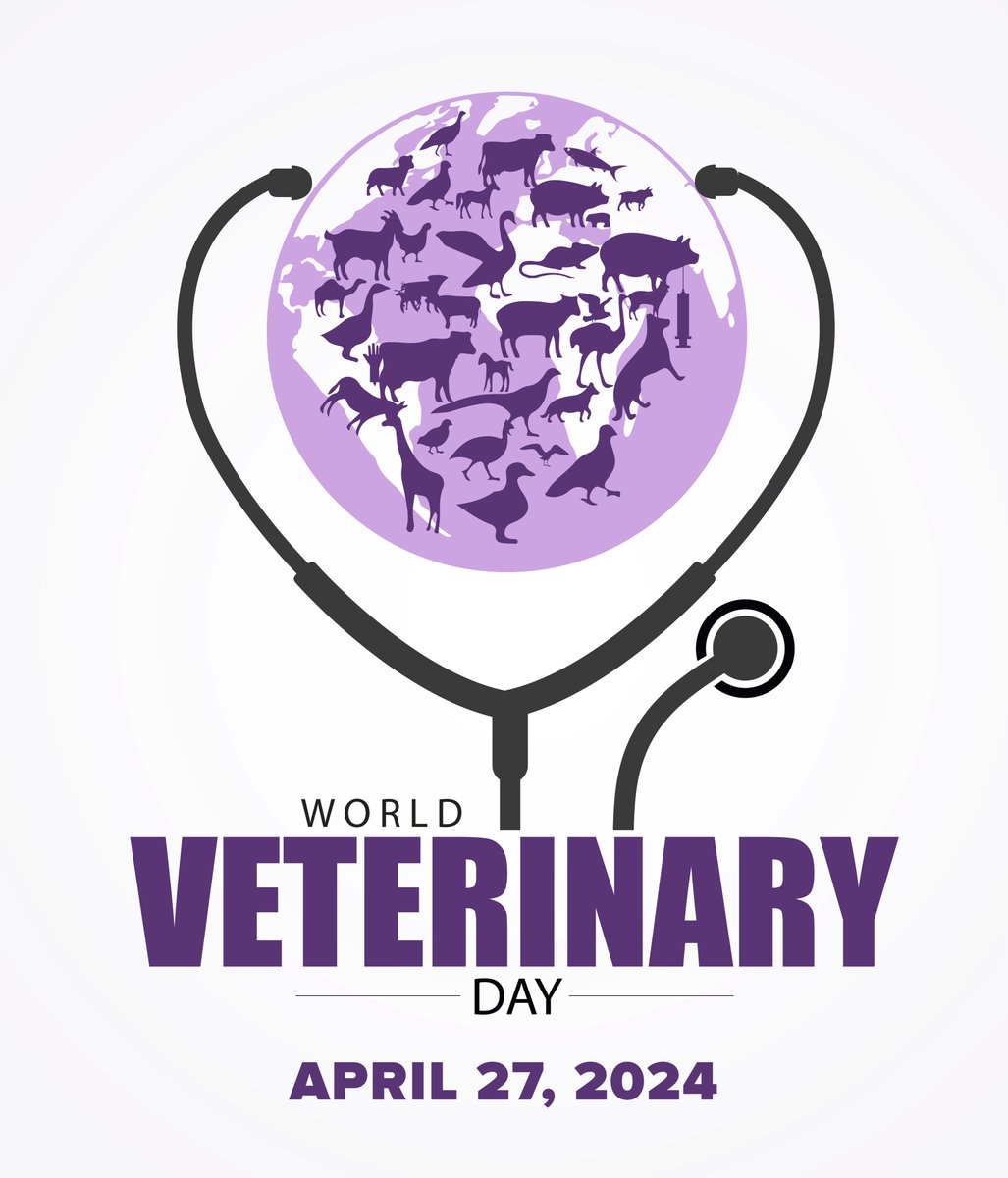 Veterinarians are heroes. On this #WorldVeterinaryDay2024 we honor the invaluable contributions to animal health, welfare, and conservation that veterinarians provide, today and everyday. Thank you for your unwavering commitment and endless compassion! You make our world better!