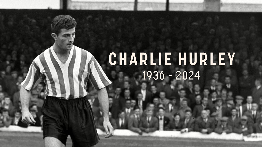 Rest in peace, Charlie Hurley. 💛