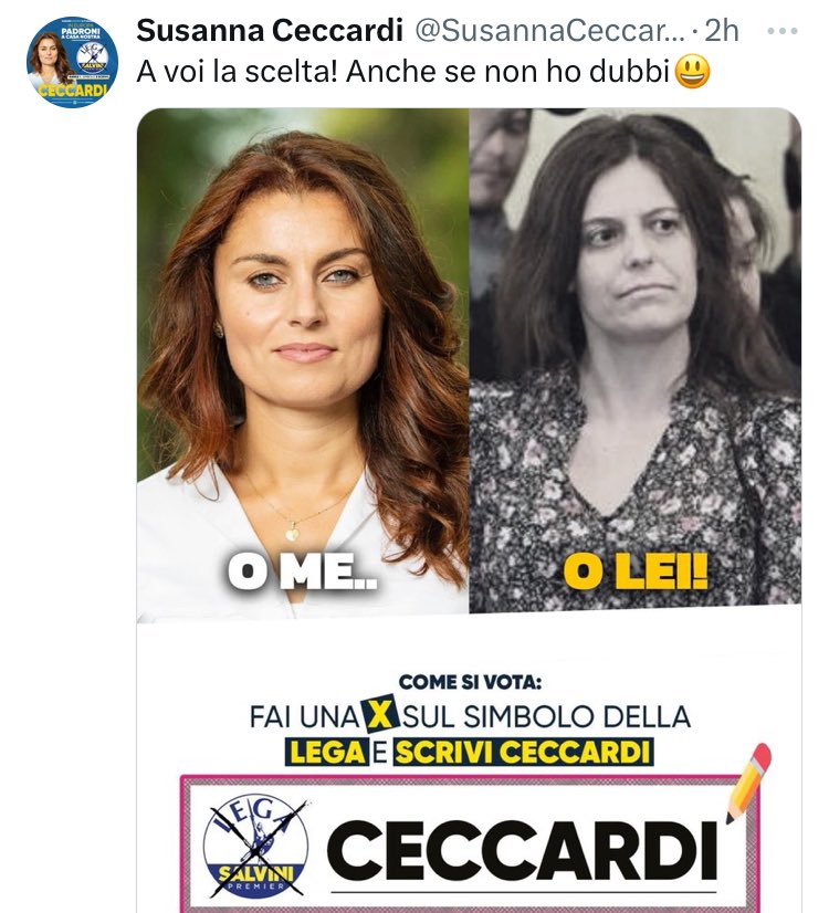 Anche noi non abbiamo dubbi e votiamo un’antifascista ✊🏽
#AlleanzaVerdiSinistra 
#IlariaSalis 
#dirittisenzaconfini #grassadonia