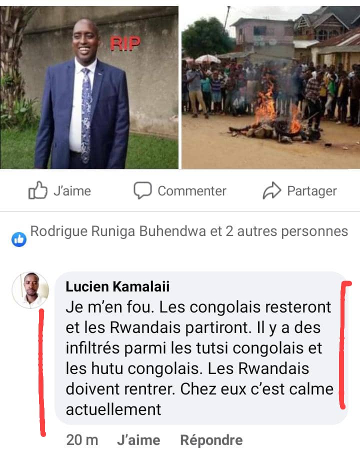 @BMokelwa @StewardMuhindo @luchaRDC @JM_DEchainE La Lucha est une org antitutsie établie en RDC au motif de faire l'activisme des droits humains. Les messages des militants de la @luchaRDC dont celui de @StewardMuhindo. @JM_DEchainE @UNOSAPG @AdviserAdaDieng @USEmbKinshasa @UNPeacekeeping @DebilderlingR