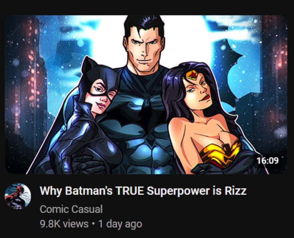 Comic YouTube is just slop and misogyny