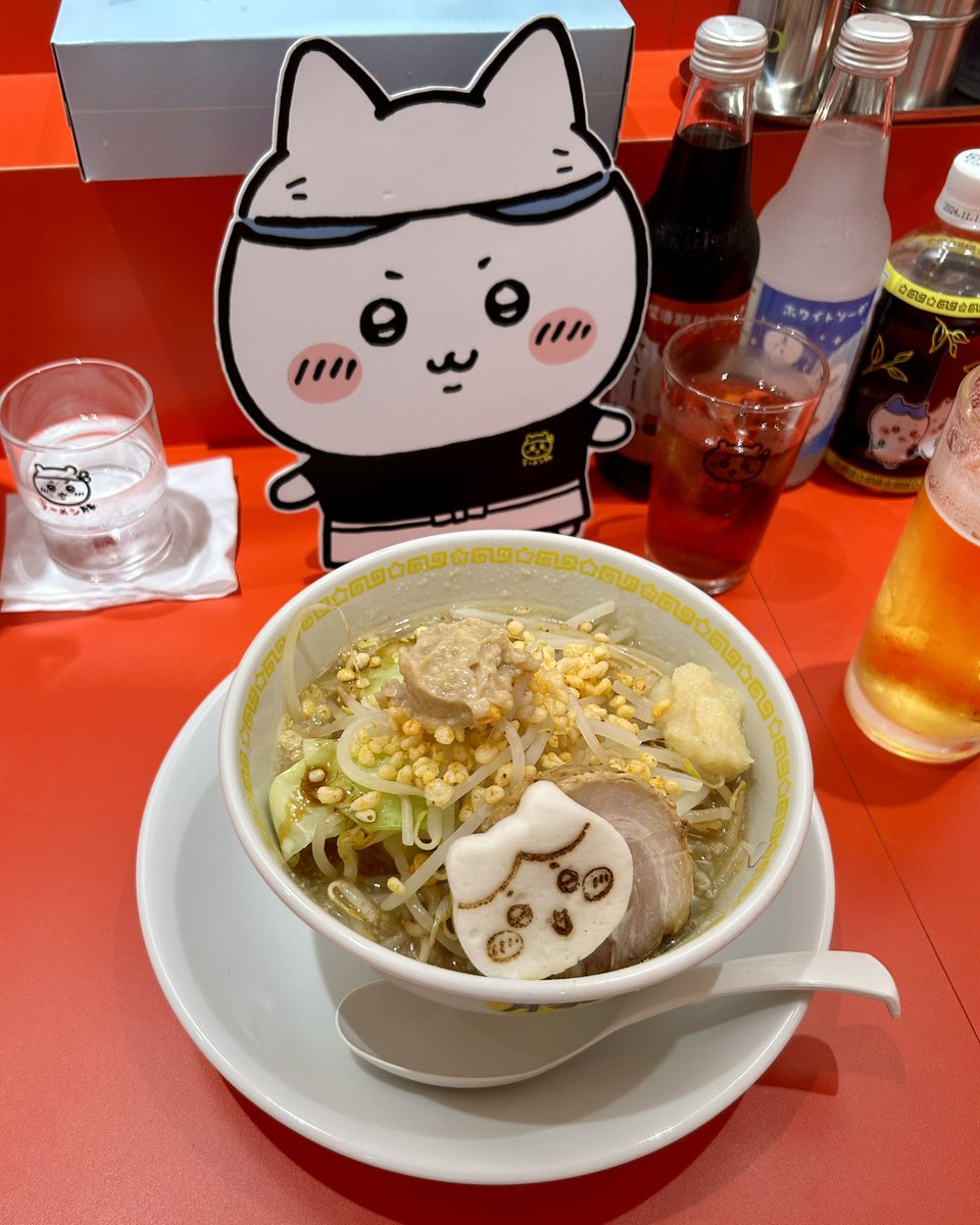 ktb_wh's tweet photo. ちいかわラーメン豚行ってきた♡ https://t.co/isxaNDrOZ3
