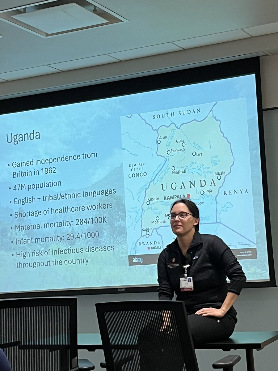 jschmidt_md's tweet image. Great presentations from Dr Brittany Kotek and Dr Alex Schryver sharing their global health elective experiences in Mbale, Uganda and the Indian Health Service in New Mexico @UWEmerMed