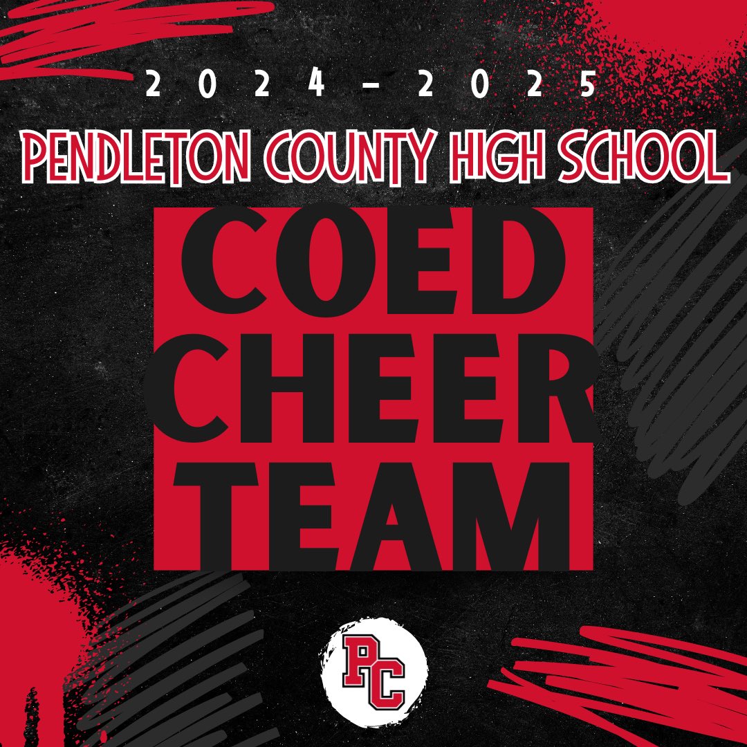 Pendleton_Cheer's tweet image. Congrats to the 2024-2025 PCHS COED CHEER TEAM!    Looking forward to a great season! ❤️🖤🤍📣 @PendletonCHS @PCAthleticsKY
