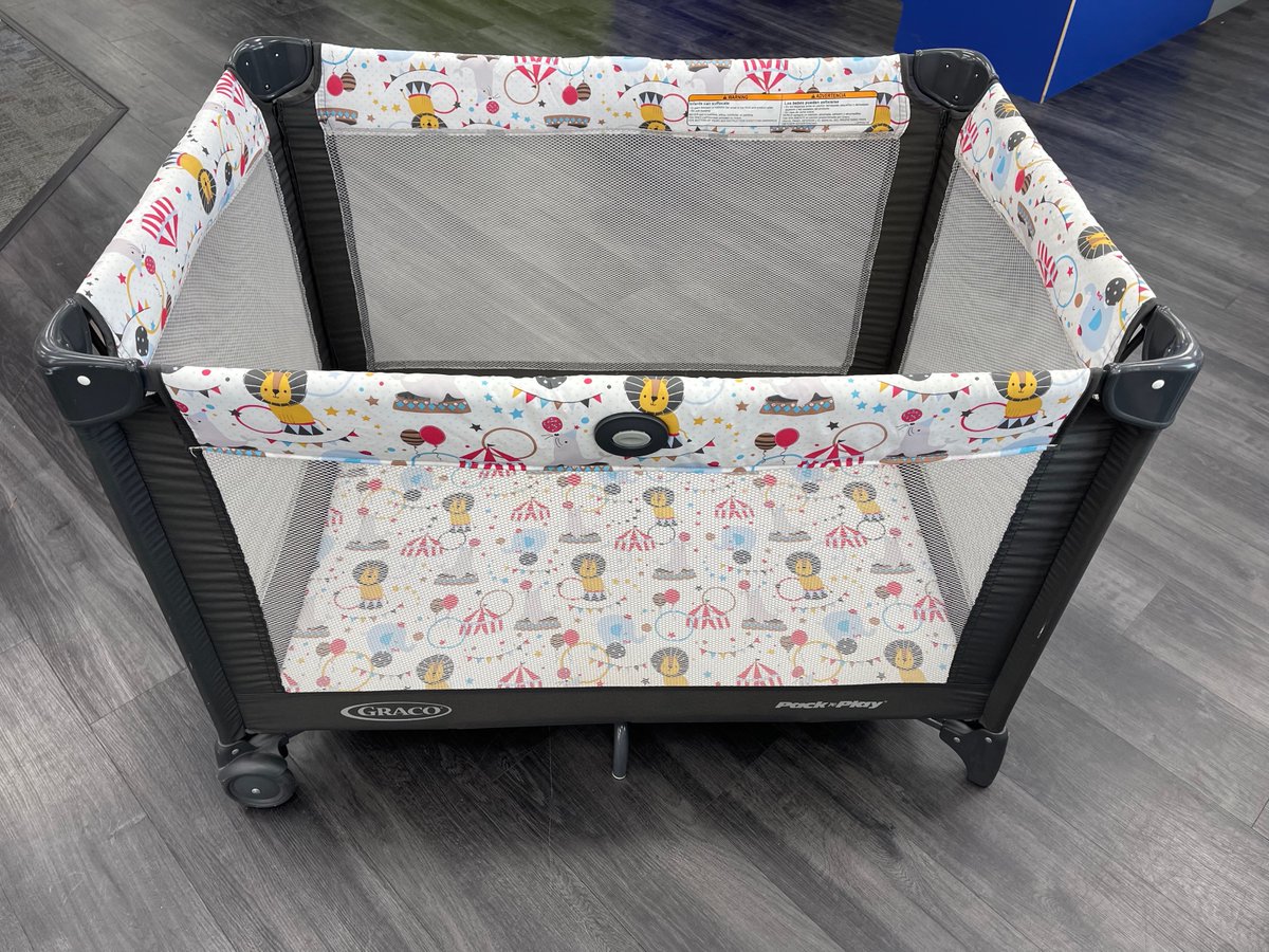 If you feel like you're living under the 🎪 big top, this adorable Pack n' Play could be your ticket to getting some things done!

Sleeping or playing, THIS is a baby essential and only $30‼

#onceuponachildfayettevillenc #packnplay #gracobaby #babyessentials #BabyEquipment