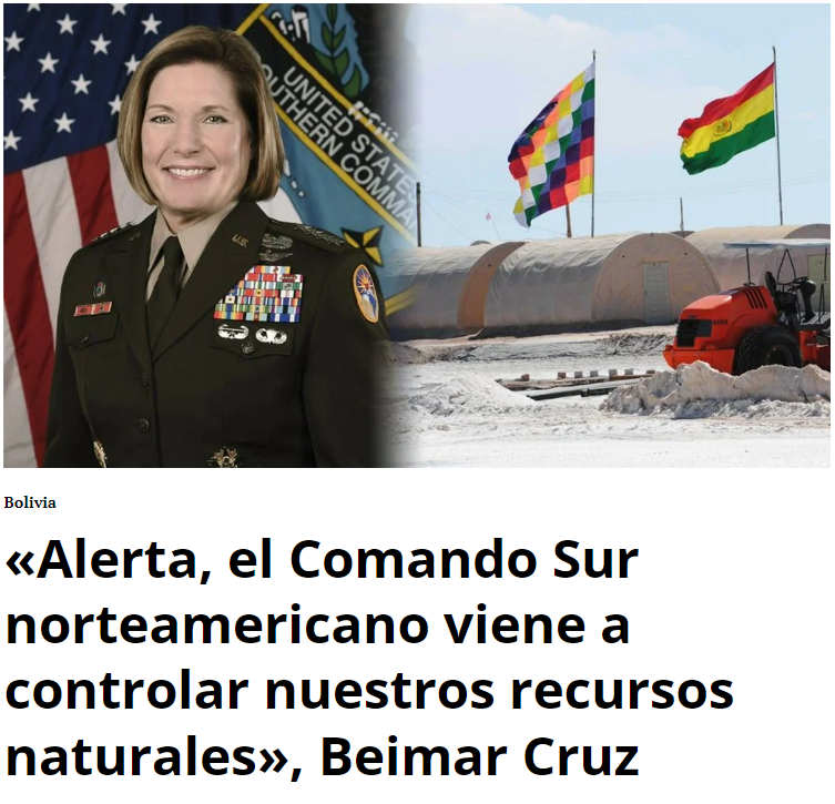 Luis Arce está quebrando la economía boliviana, defenestrando la industria y los principales activos del Estado para poner nuestros recursos en bandeja de plata para los intereses extranjeros. Para que luego vengan con la cantaleta 'nosotros vamos a salvarlos de la crisis'.