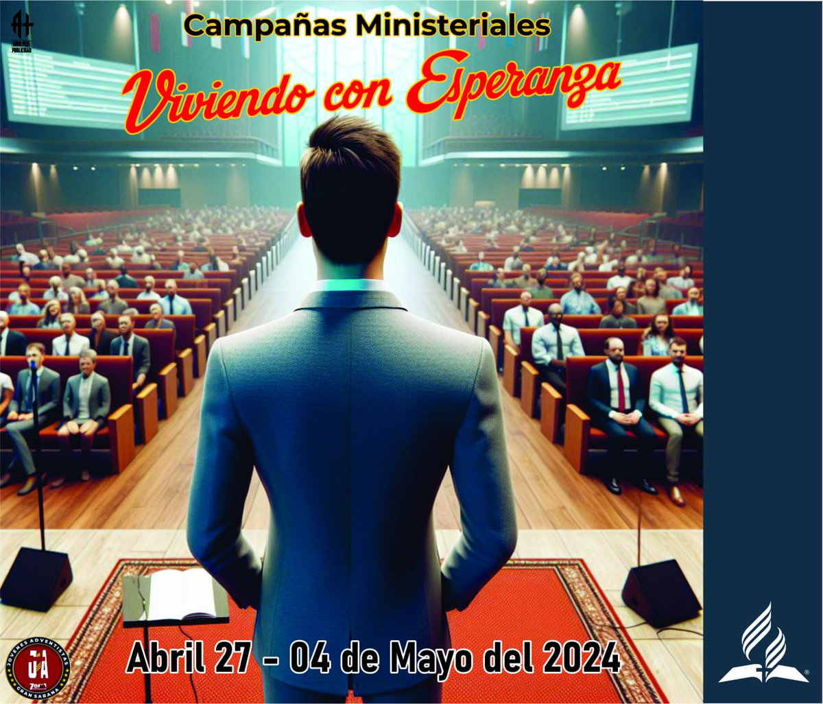minjagransa's tweet photo. 📆 Este Sábado 27 de Abril se inician en cada Iglesia de la #Zona3, #GranSabana las Campañas Ministeriales "VIVIENDO CON ESPERANZA" 

📖 'Y será Predicado este Evangelio del reino en todo el Mundo, para testimonio a todas las naciones;  y entonces vendrá el fin' Mateo 24:14 https://t.co/DQPcVfO0We