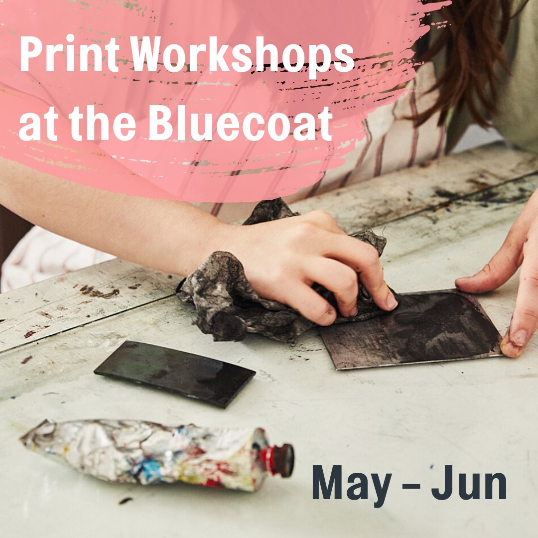 We've got a variety of brilliant workshops coming up at the Bluecoat over the next couple of months. Learn a new skill in screenprinting or bookbinding, or get creative with the whole family. For information and to book tickets, visit our website: thebluecoat.org.uk/print-workshop…