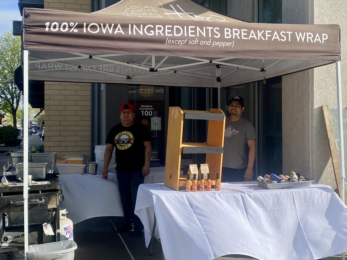 It’s your last week to get a HoQ breakfast wrap in the East Village!  Next week we return to the downtown Farmers Market for the season. We’ll be just south of Court Ave/3rd St. Come find us! <a href="/eastvillagedsm/">Historic East Village</a> @dtfarmersmarket #organicbreakfastwrap #bestbreakfastintown #catchdsm
