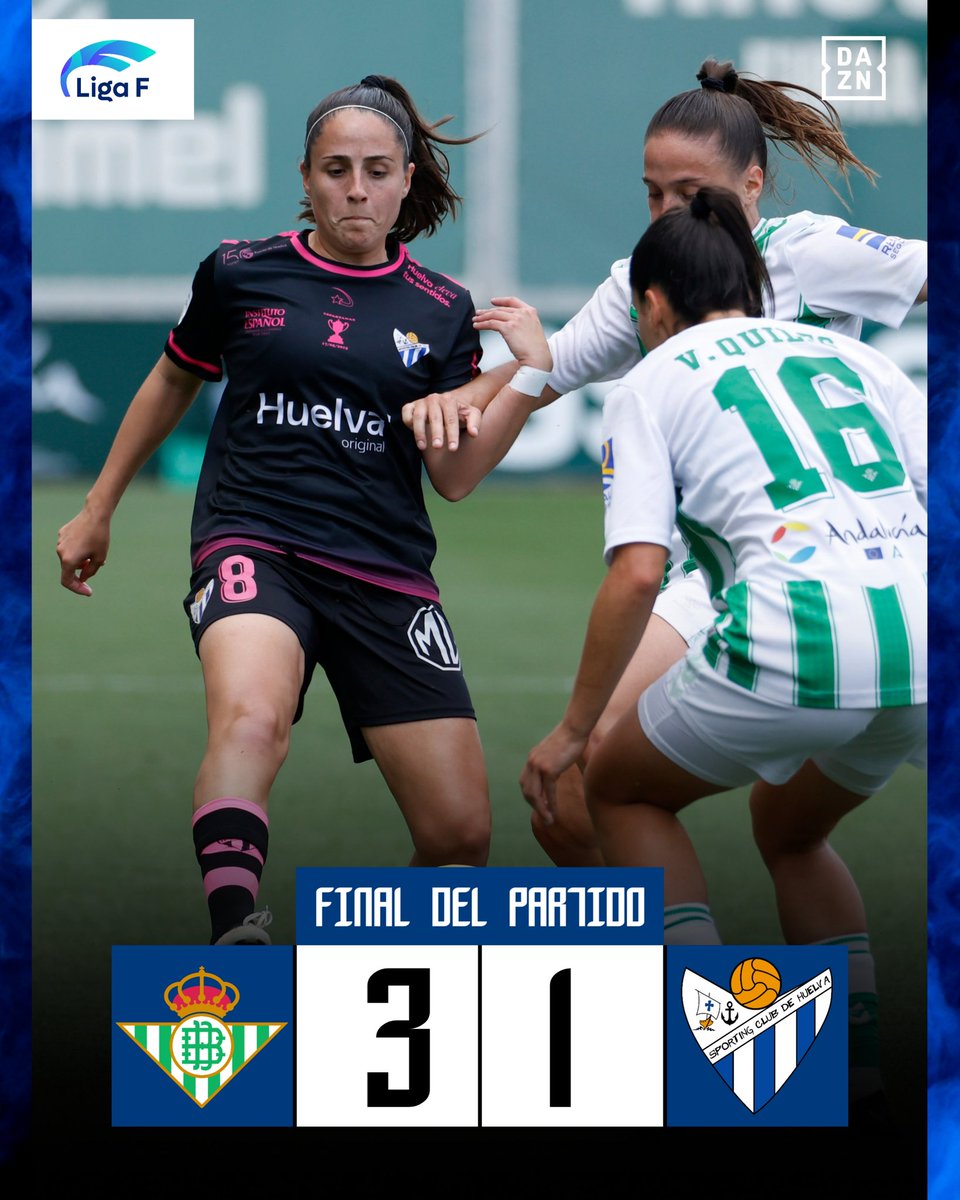 🚨JORNADA 2️⃣5️⃣🚨

#LigaF

@RealBetisFem 🟢⚪  3️⃣➖1️⃣ @sportinghuelva 🔵⚪

⚽ 🟢⚪ @razzaroberts y @T_Cameron11 (x2)
⚽ 🔵⚪ Bárbara

🏟  CD Luis del Sol

#wosomagazine🧩 #BetisFeminas #SigueMiCamino