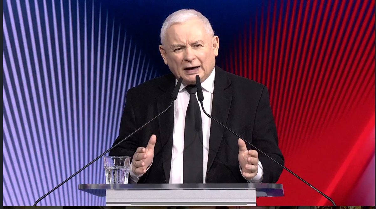 Prezes @pisorgpl Jarosław Kaczyński : jesteśmy przeciw harmonizacji podatków w UE, czyli ich podwyższaniu #BialoCzerwoni