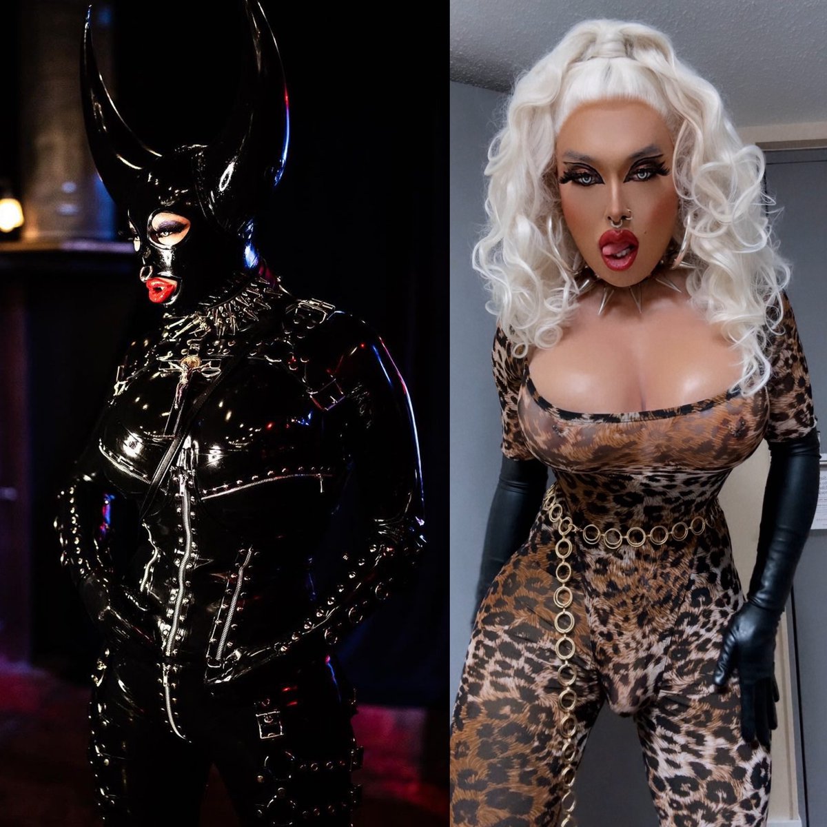 MistressYumiXX's tweet photo. Which side of me do you prefer? 

#Fetish #latexdoll #latexfetish #latexgloves #latexfashion #rubberdoll #heavyrubber #cd #crossdresser #crossdress #crossdressing #dragqueen #mistress #milf #cdtv #latex #femdom #drag #trap #asiantrap https://t.co/cSAVBWC8Nf