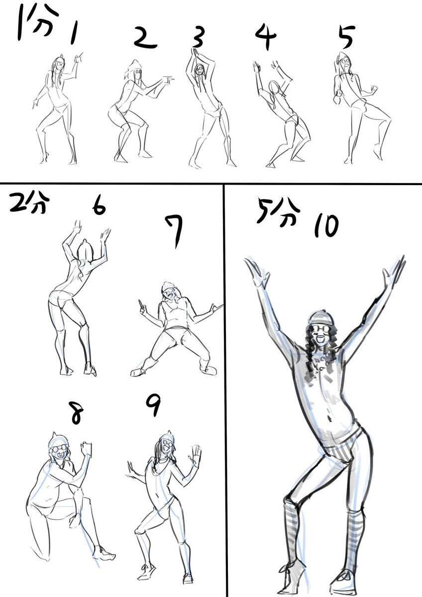 @YouTube GESture DRAWing Party : #076 Chata/チャタ -Video/Photo Reference for Figure... https://t.co/zURgiqkOLl… @YouTubeより

今日の。
なんかすごい格好のおじさん来たなと思ったら我が推しモデルのチャタさんだった。気づかなかった。7番目が難しくて遠近感うまく描けなかったので追加練習した 