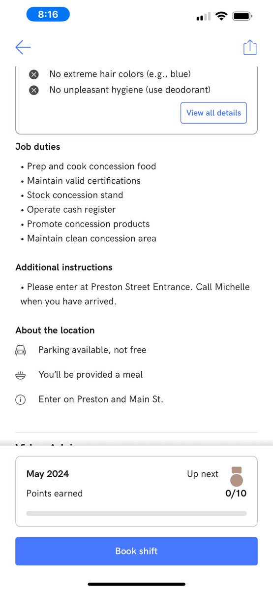 WhoCANWorrY's tweet image. #Instawork app has a concession position today at Louisville slugger field paying $22 an hour starting at 4:30pm. 

If you don’t see the position, take the concession quiz on the page. Once you pass it, you will if the spot isn’t filled.