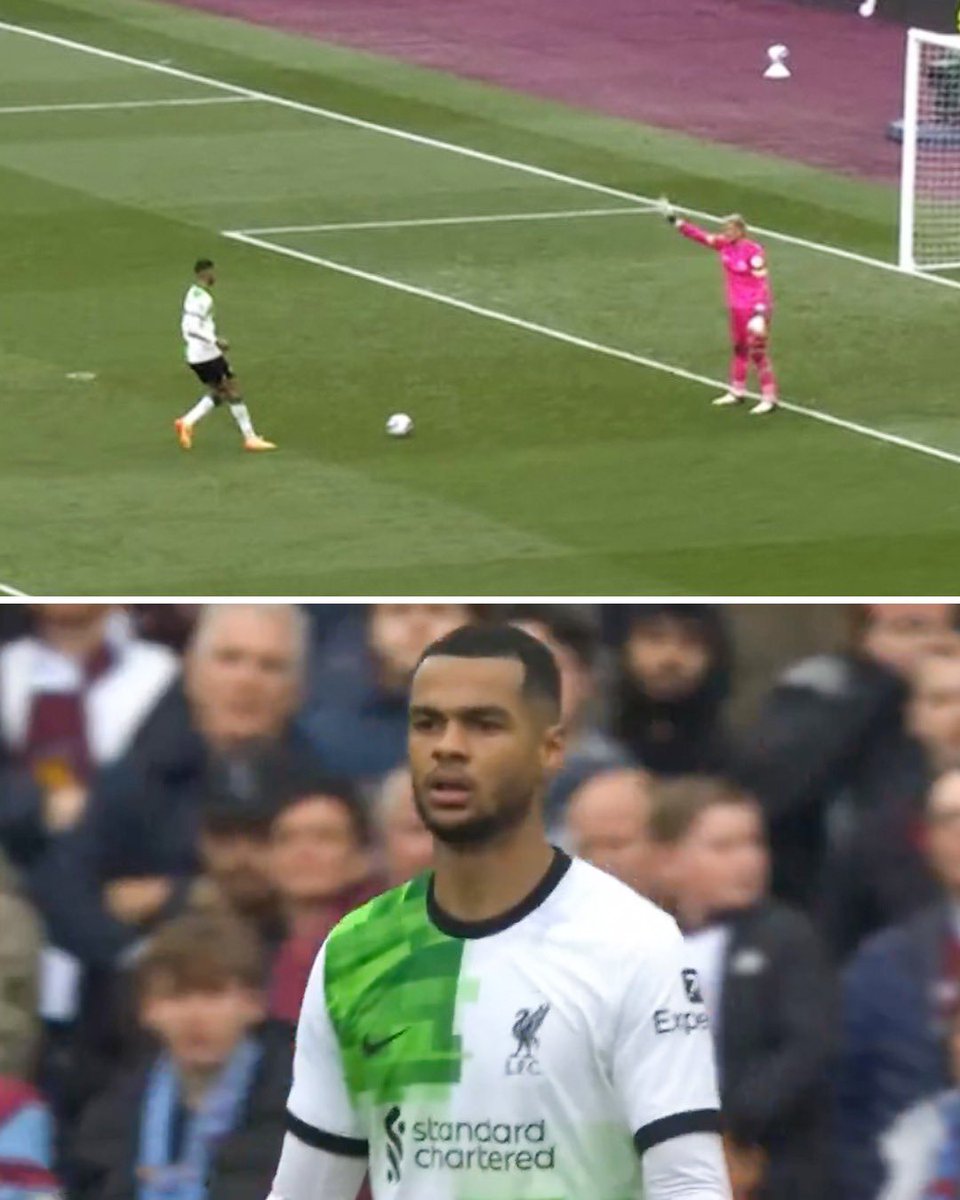 Referee Anthony Taylor blew his whistle as soon as Cody Gakpo went to score after Alphonse Areola threw the ball out of his own hands, despite there being no foul given beforehand 👀🤨