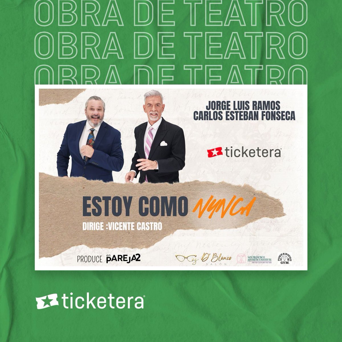 Estoy Como Nunca, una propuesta divertida e inspiradora 😆 Descubre cómo dos amigos toman rumbos distintos y se vuelven a encontrar, reflexionando la existencia y la capacidad de seguir hacia adelante. Boletos disponibles ya en ticketera.com/estoycomonunca… 🎟️ #Ticketera