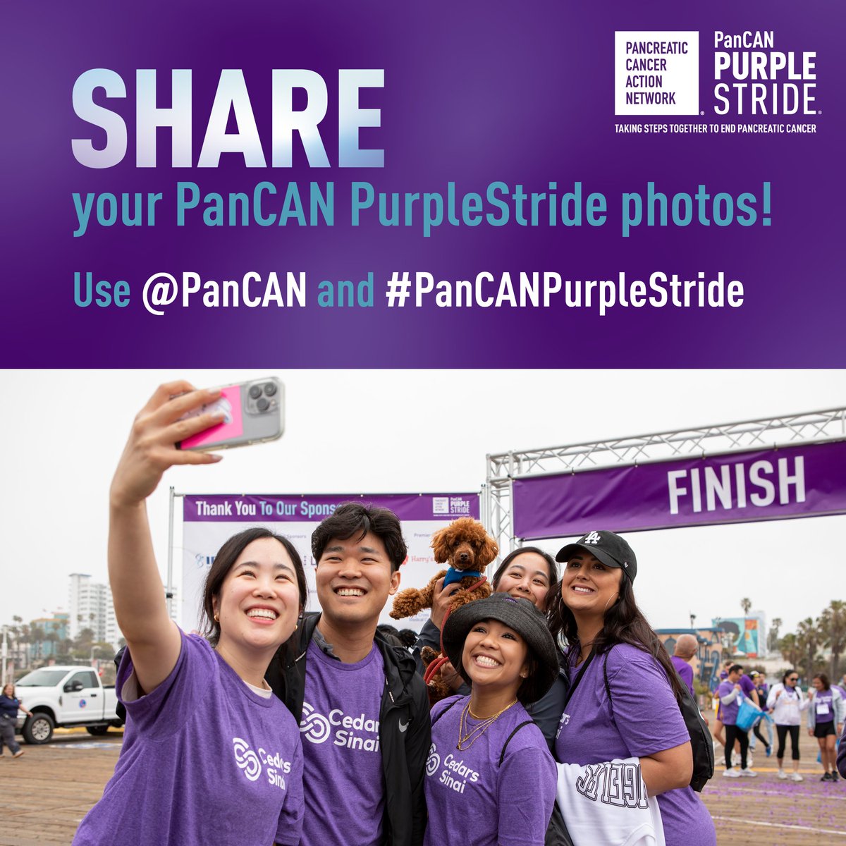 Keep tagging us @PanCAN and using #PanCANPurpleStride so we can be sure to cheer you on as you take steps to end #pancreaticcancer! 💜 Or, drop your photo in the comments below ⬇️ and share with our community striding today across the country! 👟📍👏