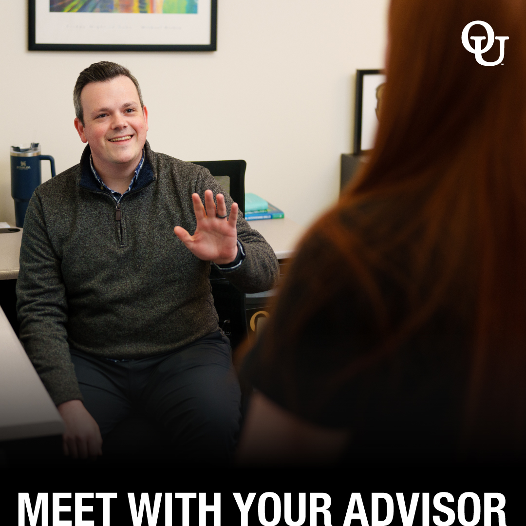 Ready to speak with an admissions adviser? We are available in person and virtually to assist you in navigating your OU journey. Make an appointment today at apply.oakland.edu/portal/ouappts