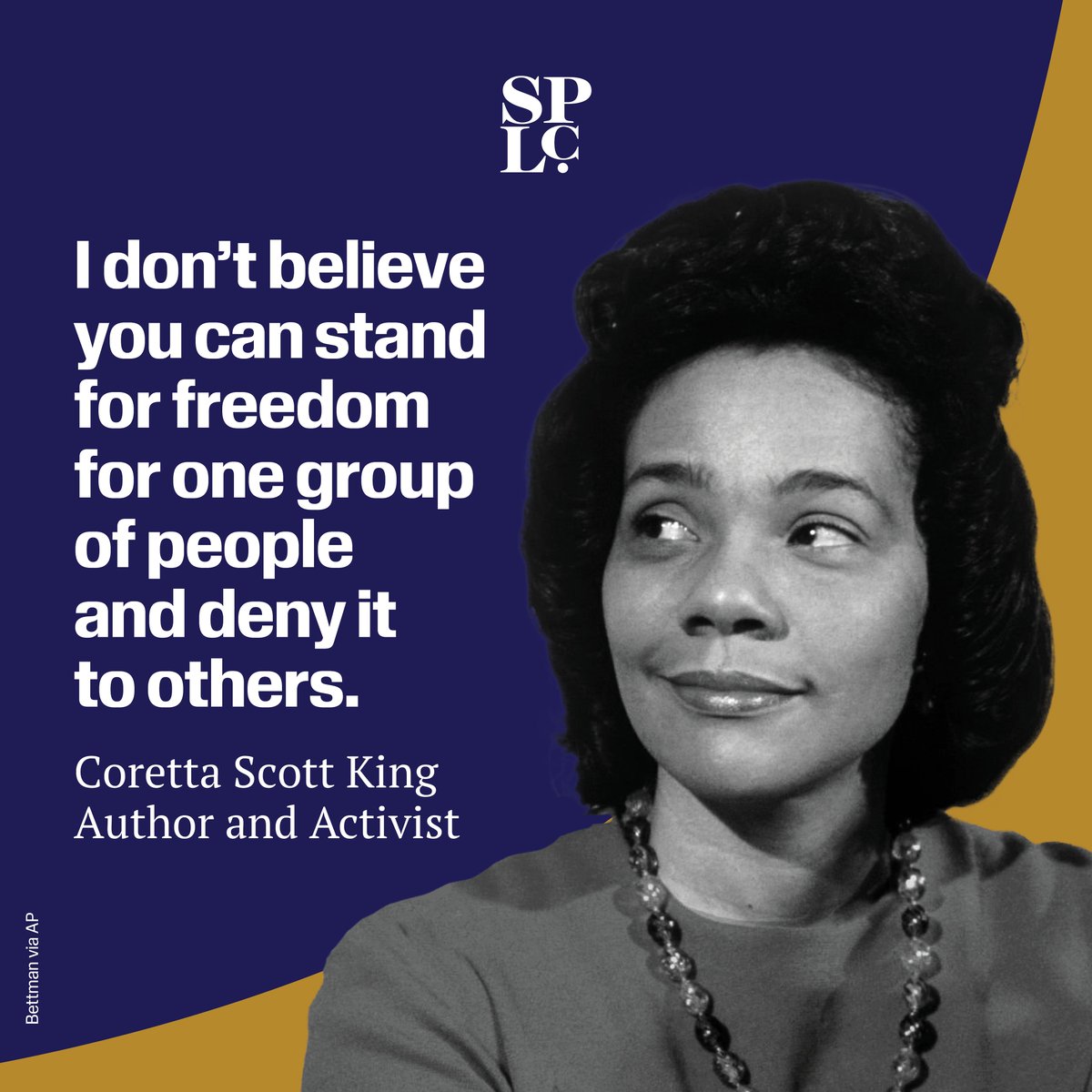 #OTD in 1927, activist and civil rights leader Coretta Scott King was born.

She founded the @thekingcenter.

The center is devoted to voting rights and combating hunger, unemployment and racism — the issues that she felt lead to violence.

#TheMarchContinues